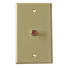 WP-81(I)   Wall Plate with one F-81 splice, ivory color