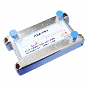 HDA-PR1  CATV 1-Port Drop Amplifier 1in 1out 5-1218MHz