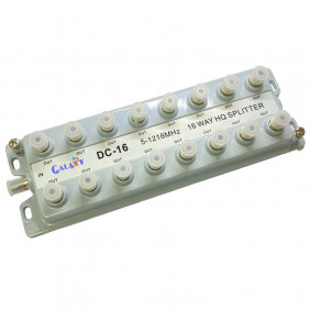 DC-16  MDU 16-way HQ Splitter 6KV Surge Protection and Low Inter-Modulation
